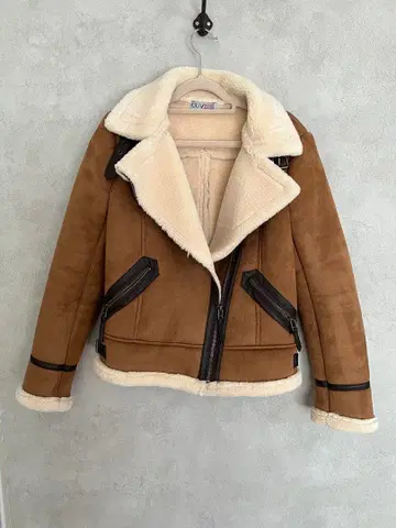 무스탕 라이더 보아 자켓