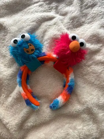 USJ 엘모와 쿠키 몬스터 머리띠