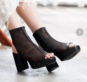 attagirl 통굽 메쉬 부츠 샌들