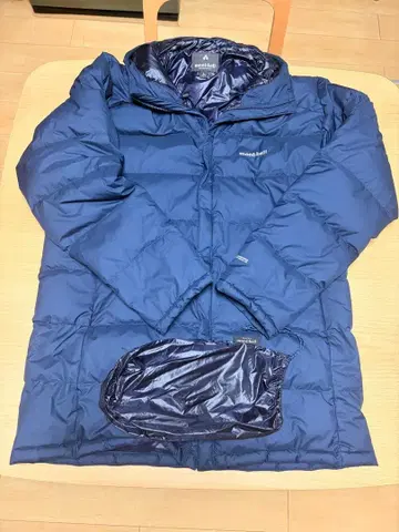 몽벨 U.L. 트래블 다운 하프 코트 남성용 L 사이즈