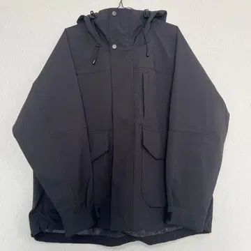 윈드프루프 오버사이즈 마운틴 후드티 GU 블랙 M 사이즈