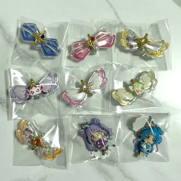 키미프리 가챠 키라룬 리본 프리룬 메로론 9개 세트