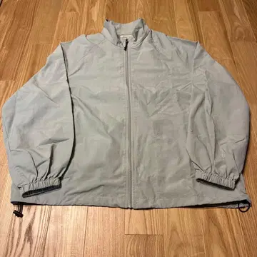 프릭스스토어 릴랙스핏 스탠드 카라 나일론 지퍼 블루종