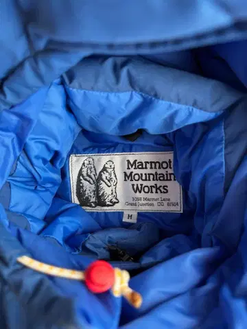 1980년대 미사용 새상품 Marmot 다운 자켓 Vintege M