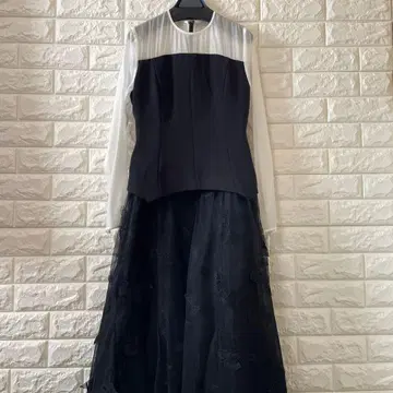 셀포드 버터플라이 튤 원피스 드레스 미사용 새상품 36