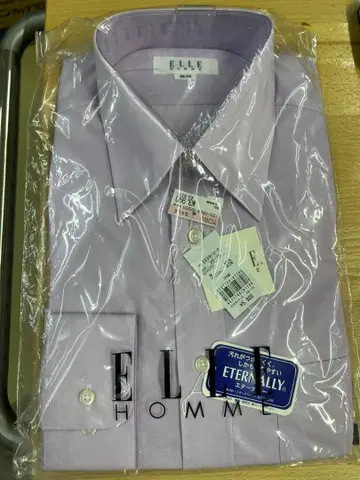 ELLE 와이셔츠 라벤더 컬러