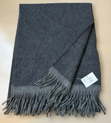 베그앤코 BEGG & CO 캐시미어 머플러 차콜 그레이 (65x180)