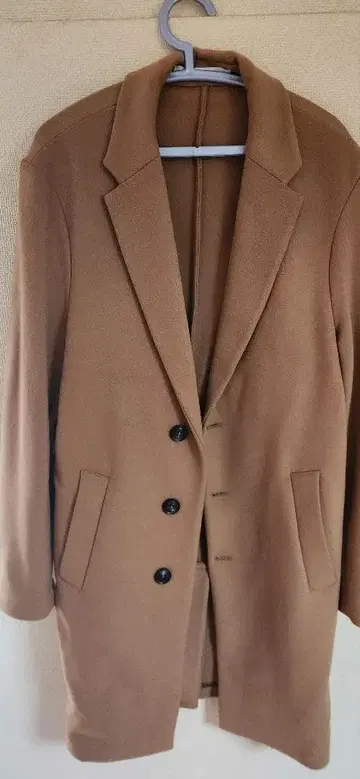 ZARA 체스터 코트 카멜