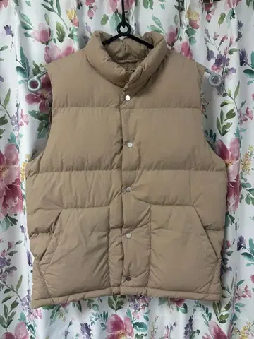 GU 지유 히트 패디드 베스트 L 베이지 고품질
