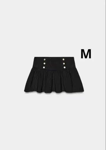 ZARA 자라 버튼 달린 스코트 새상품, 미사용