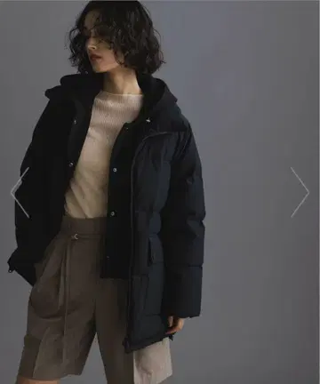 [ 나노 유니버스 ] 니시카와 다운 2WAY 이소재 후드 다운