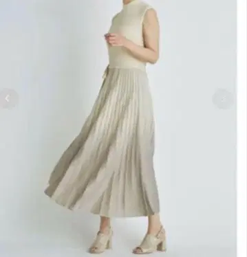 셀포드 플리츠 원피스 라메 원피스 리브 원피스 CELFORD