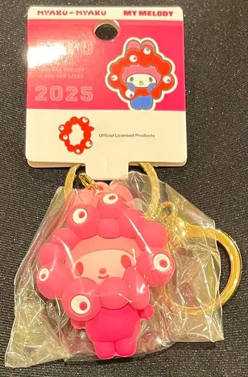 산리오 만박 미야쿠미야쿠 최애 컬러 키링 마이멜로디