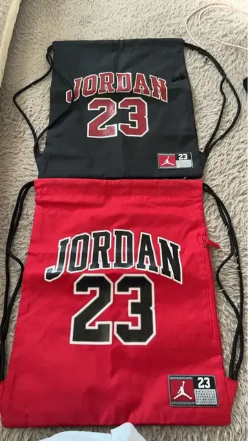 JORDAN 23 드로우 스트링 백 2색 세트