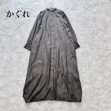 카구레 큐프라 코튼 셔츠 원피스 2024년 최근 모델 긴팔