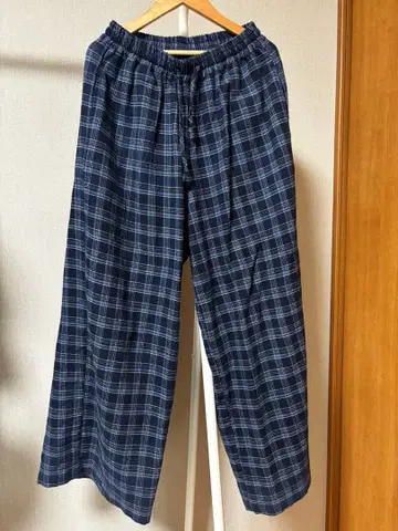 Broken Base 스트레이트 체크 팬츠