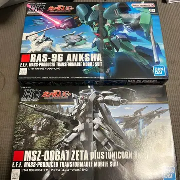 HG 제타 플러스 & 앙크샤 건담 프라모델 묶음 판매