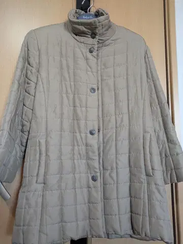 나카하네 인터내셔널 충전솜 실크 퀼팅 코트