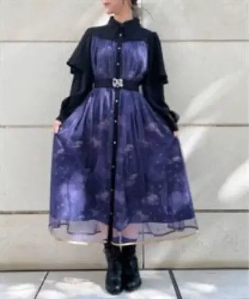 axes femme  스텔라 프린트 원피스 긴팔