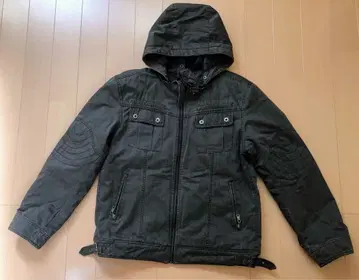 Create Barefoot 블랙 밀리터리 자켓 LL