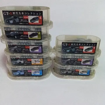 NISSAN GT-R 미니카 컬렉션 8개 미사용품