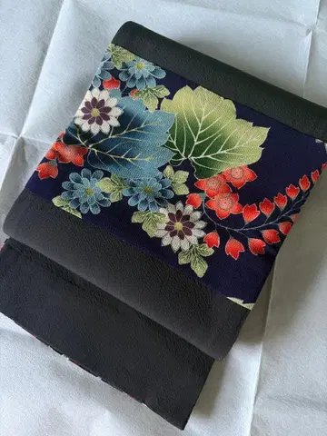 주야 오비 앤티크 오비 염색