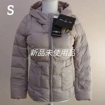 루이 부티크 다운 자켓 후드 부착 베이지 S