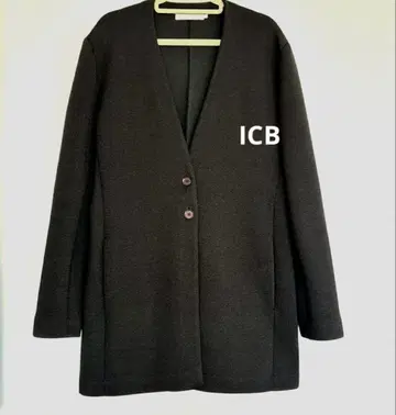 ICB 샤이니 스무스 블랙 자켓