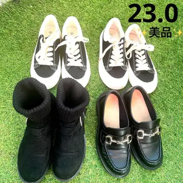 새상품급 여성용 신발 4켤레 묶음 판매 23.0