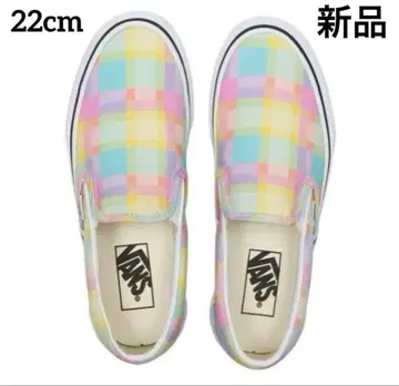 VANS 반스 슬립온 PASTEL PICNIC M 22cm