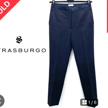 [ STRASBURGO ] 36 네이비 테이퍼드 슬랙스