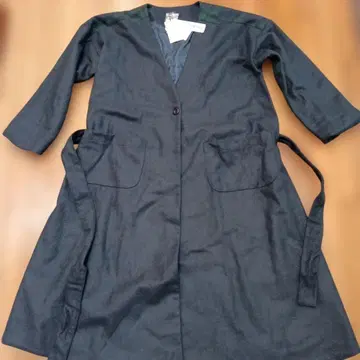 melilot 네이비 롱 코트