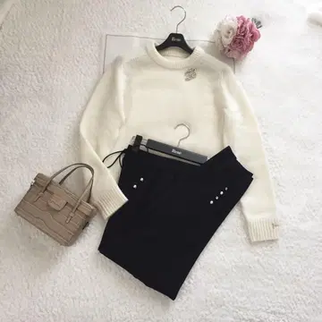 르네 팬츠 네이비