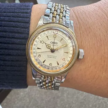 오리스 자동 와인딩 작동 정지품 7400B 정품 벨트