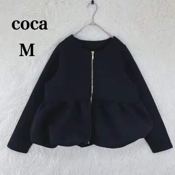 [코카] 긴팔 티셔츠 바운스 맨투맨 벌룬헴 아우터 M 블랙