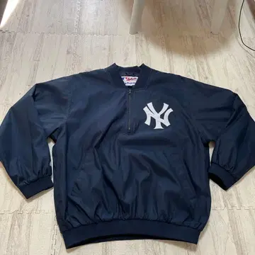 Majestic NY 양키스 하프 지퍼