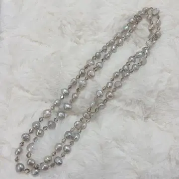 담수 진주 펄 관혼상제 결혼식 진주 고급 목걸이 롱