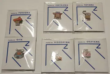 [ 미개봉 새상품 ] 토요코INN 핀 배지 6종 세트