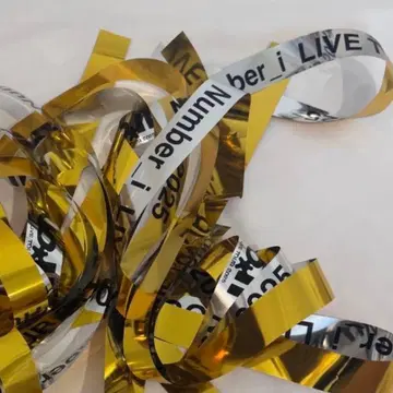 Number i LIVE TOUR 2025 은색 테이프 1개