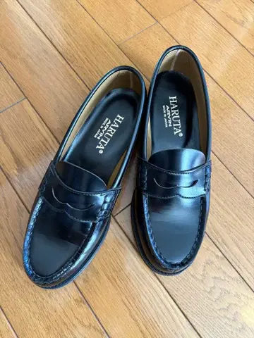 HARUTA 블랙 로퍼 일본제