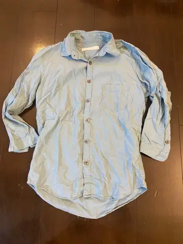 studious 라이트 블루 셔츠 7부 소매