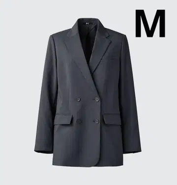 UNIQLO 감동 더블 자켓 블랙 M