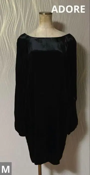 ADORE 아도어 벨로아 원피스 블랙