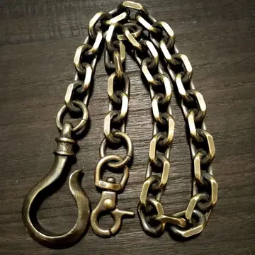 놋쇠 훈증 팥 12mm 지갑 체인 빈티지 브라스 원형 후크