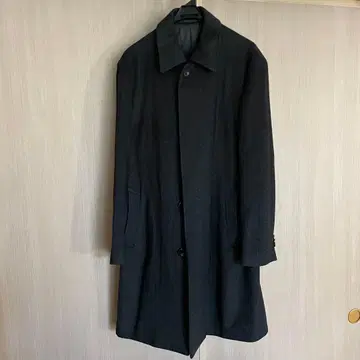 Le orme 캐시미어 100% 스텐카라 코트 롱 차콜 LL