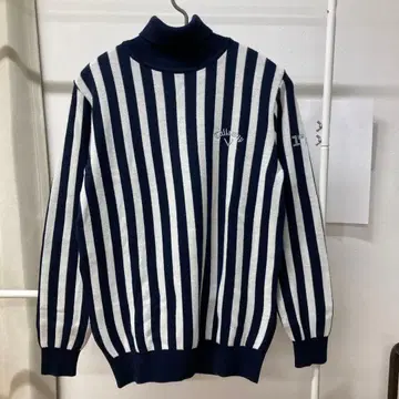 캘러웨이 하이넥 니트 스트라이프