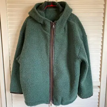 MAXOU 울 혼방 후드 자켓