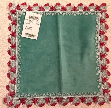 새상품 긴자와 레이스 시즌 타월 손수건 스카이블루 빙수