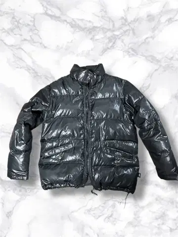 블랙 다운 자켓 y2k