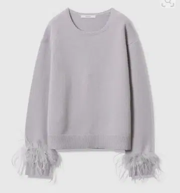 아나이 2025AW 현행 모델 페더 뱅글 풀오버 38 그레이